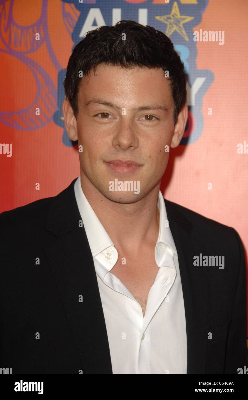 Cory Monteith at arrivals for Fox All-Star Party, Pacific Park, Santa Monica, CA August 2, 2010. Photo By: Dee Cercone/Everett Collection Stock Photo