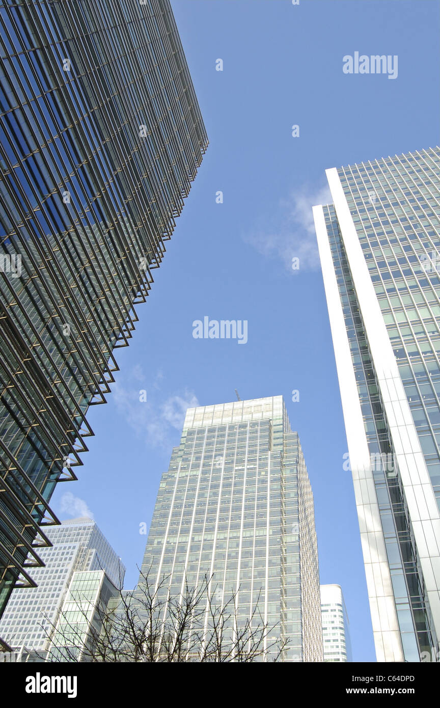 Office buildings at Canary Wharf in London, England Stock Photo - Alamy