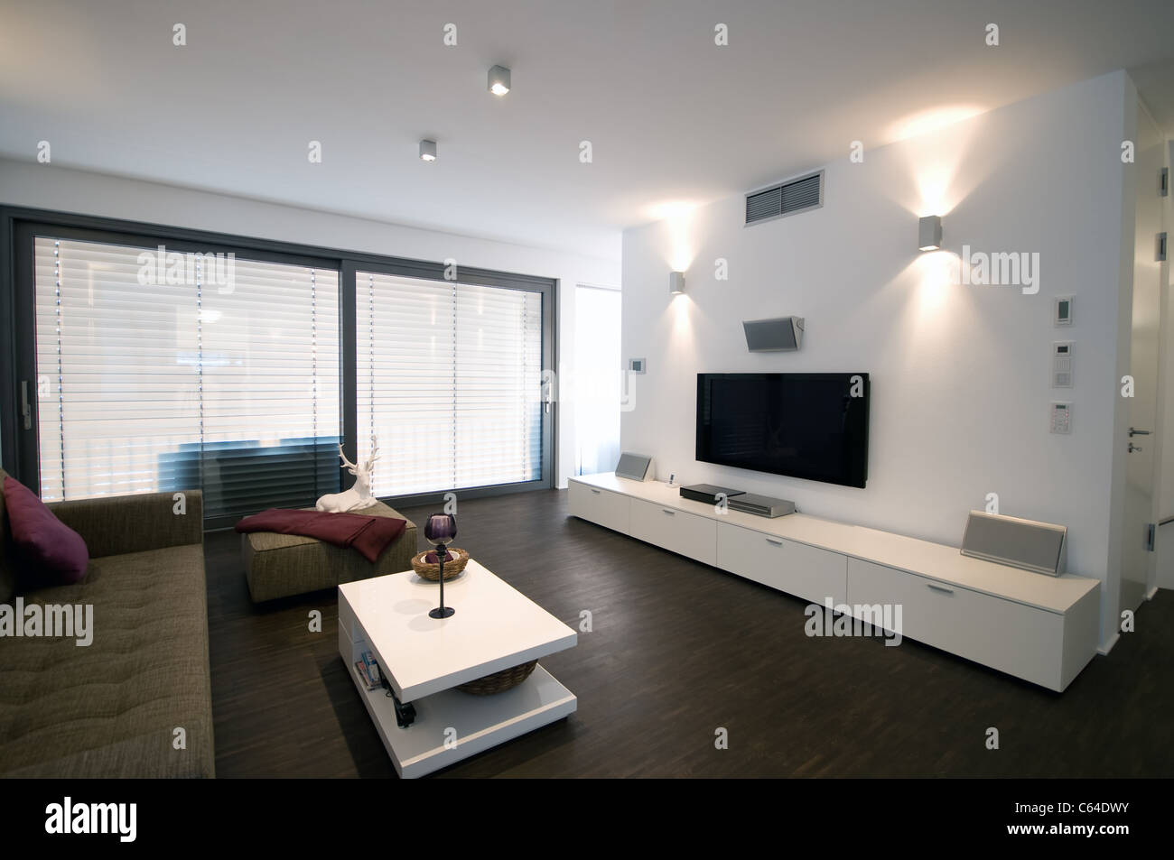Home Theater interior design Stock Photo - Alamy