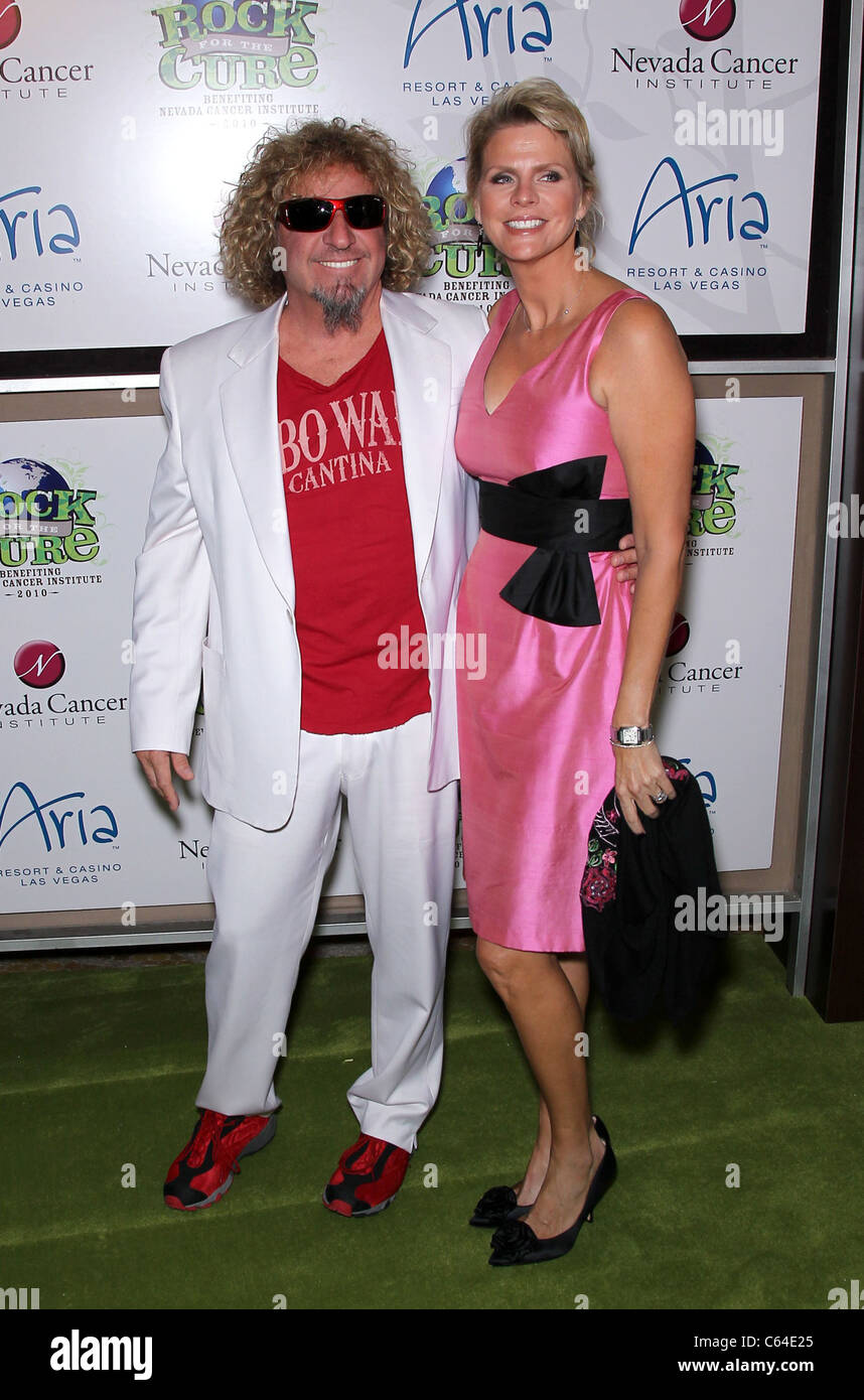 Sammy Hagar, Kari Karte at arrivals for Nevada Cancer Institute's 9th