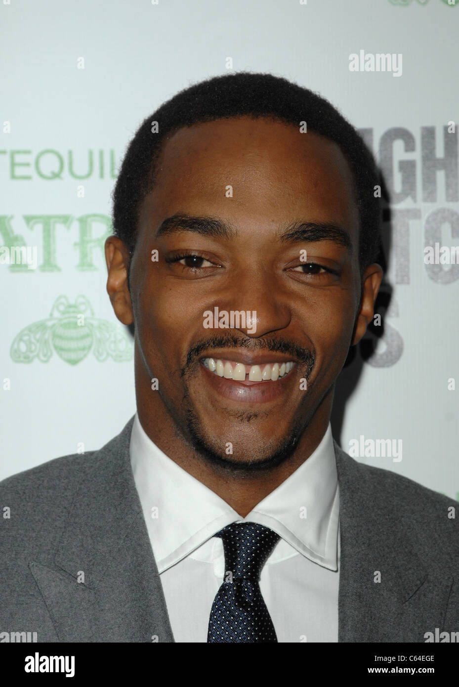 Anthony Mackie at arrivals for NIGHT CATCHES US Screening, AMC Loews 19th Street East Theater, New York, NY November 11, 2010. Photo By: William D. Bird/Everett Collection Stock Photo