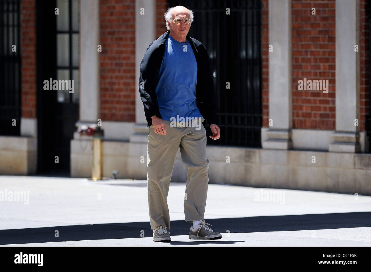 Larry David Appears Miserable At NYFW, Plugs His Ears During Runway Show