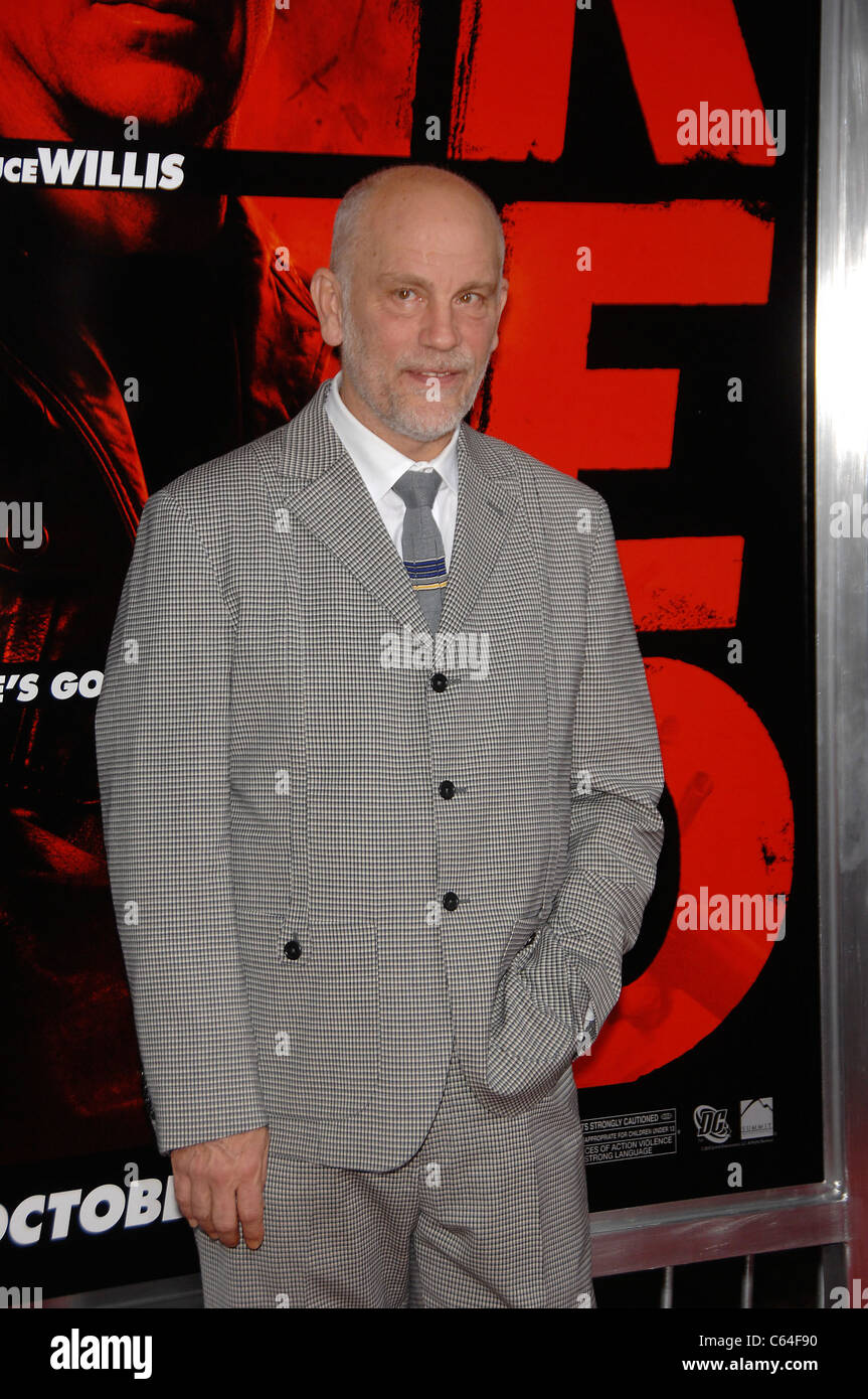 John Malkovich at arrivals for RED Premiere, Grauman's Chinese Theatre, Los Angeles, CA October 11, 2010. Photo By: Michael Germana/Everett Collection Stock Photo