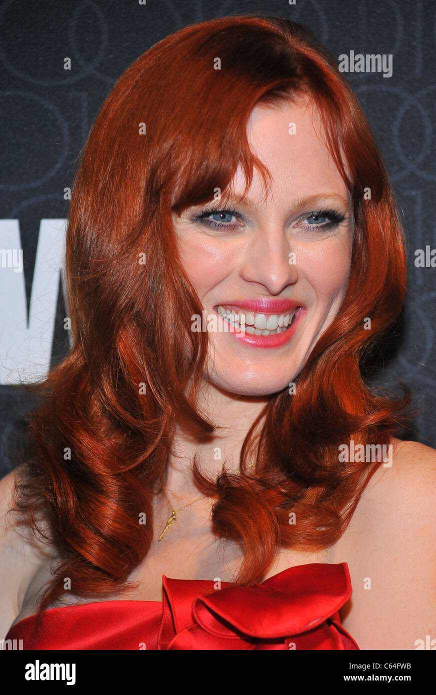 Karen Elson at arrivals for Women's Wear Daily (WWD) 100th Anniversary Gala, Cipriani Restaurant 42nd Street, New York, NY November 2, 2010. Photo By: Gregorio T. Binuya/Everett Collection Stock Photo