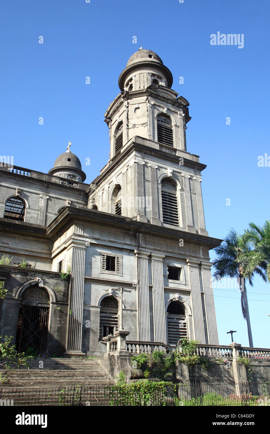 The Catedral de Santiago in the Plaza de la Republica. Managua, Nicaragua, Central America Stock Photo