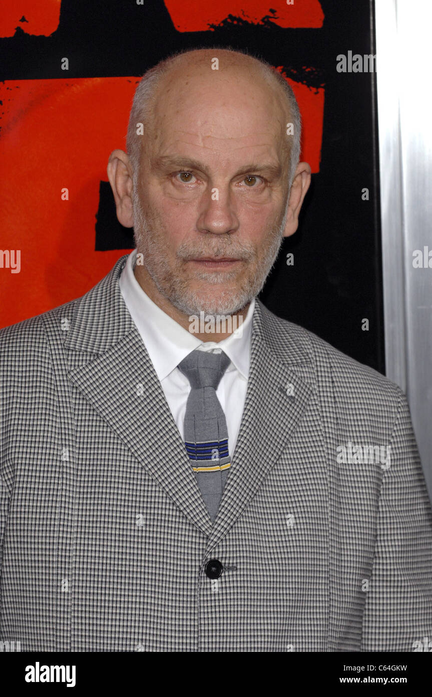 John Malkovich at arrivals for RED Premiere, Grauman's Chinese Theatre, Los Angeles, CA October 11, 2010. Photo By: Elizabeth Goodenough/Everett Collection Stock Photo