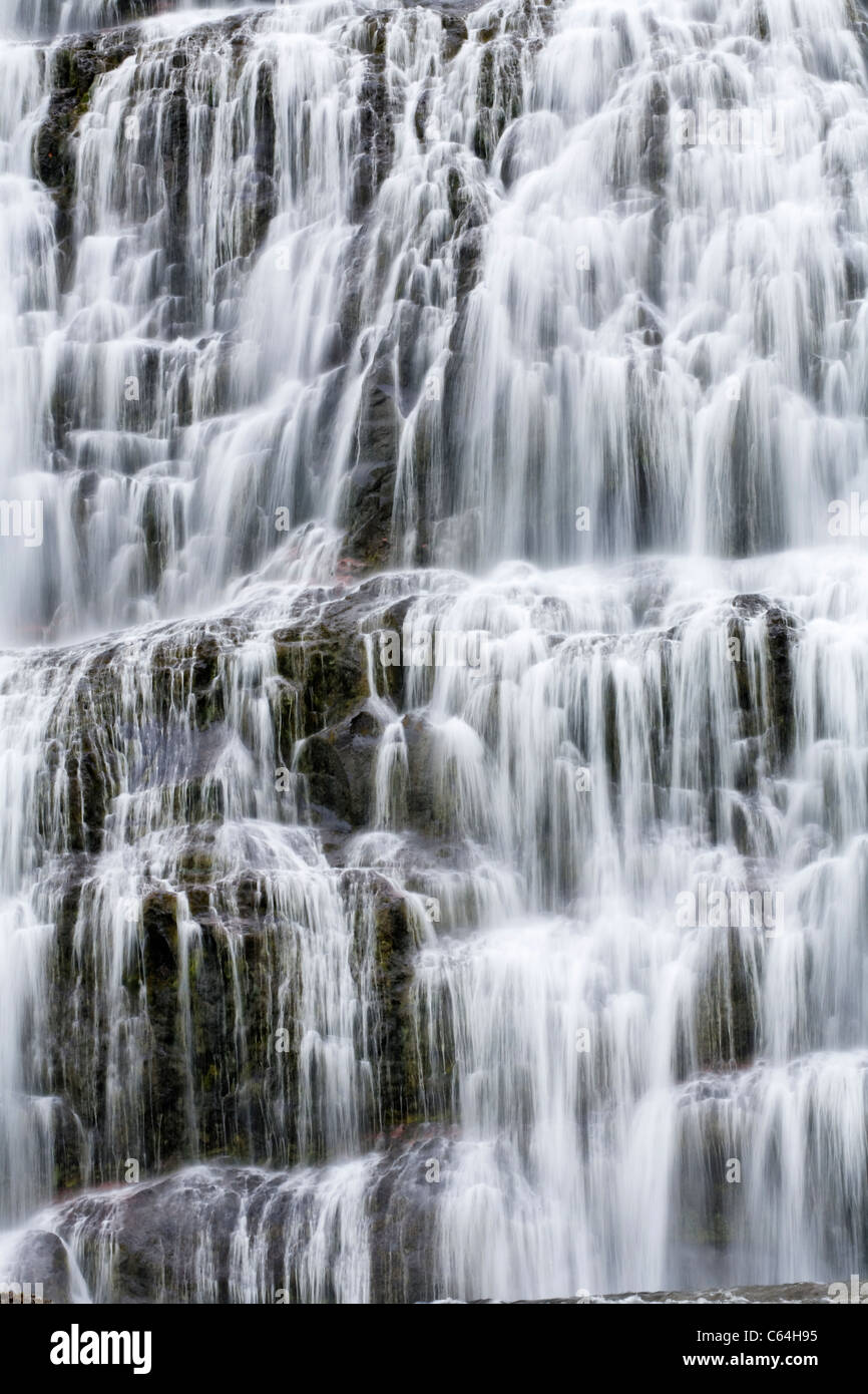 Dynjandi Waterfall, Western Fjords, Iceland Stock Photo