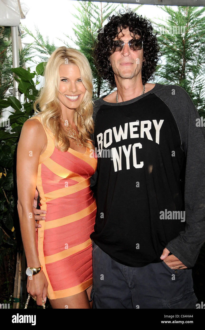 Beth Ostrosky, Howard Stern in attendance for Hamptons Magazine Party, Savannah Restaurant, Southampton, NY July 9, 2010. Photo Stock Photo