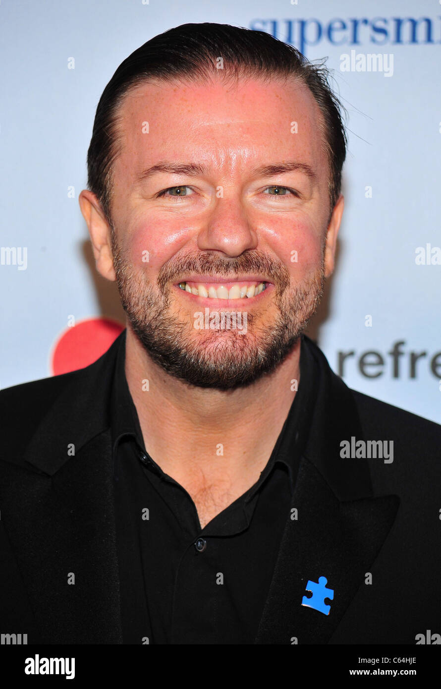 Rick Gervais at arrivals for Comedy Central's Night Of Too Many Stars