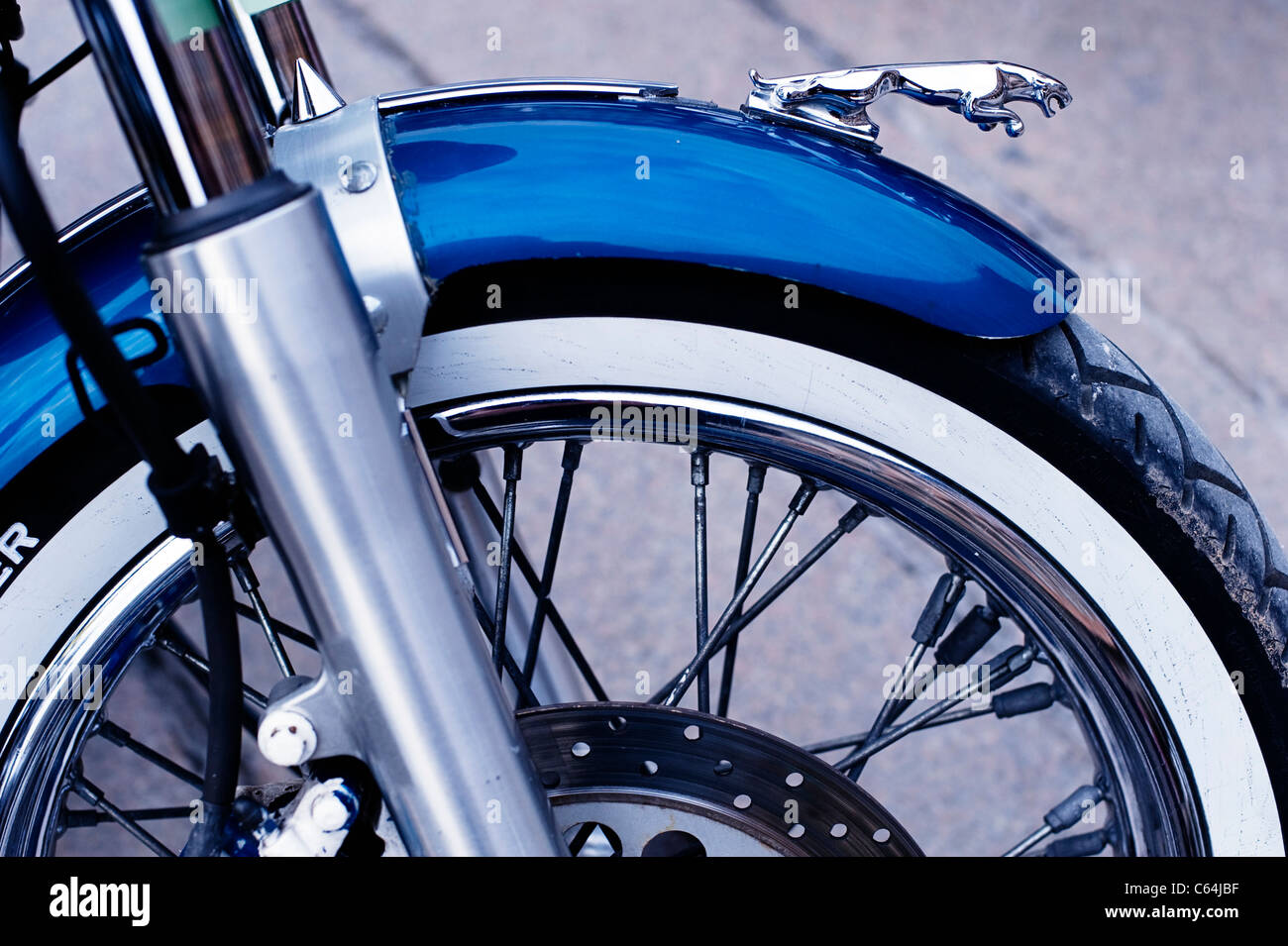custom bike fore fork Stock Photo - Alamy