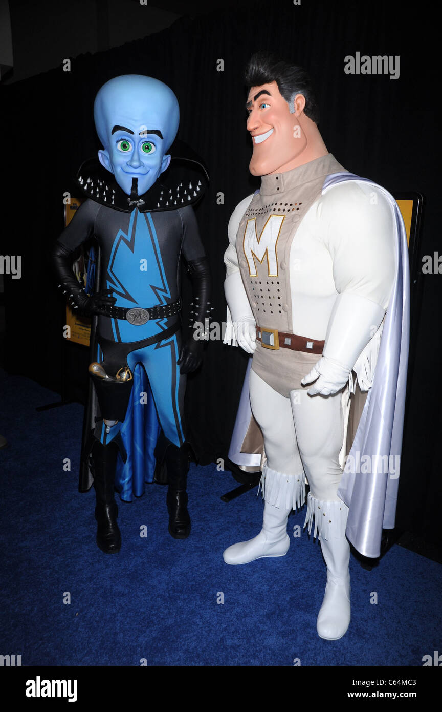 Megamind, Metro Man at arrivals for MEGAMIND Premiere, AMC Lincoln