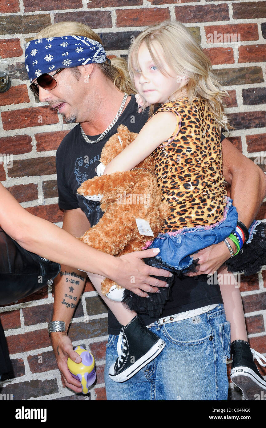 Bret Michaels, Jorja Bleu Sychak, visit the 'Late Show With David