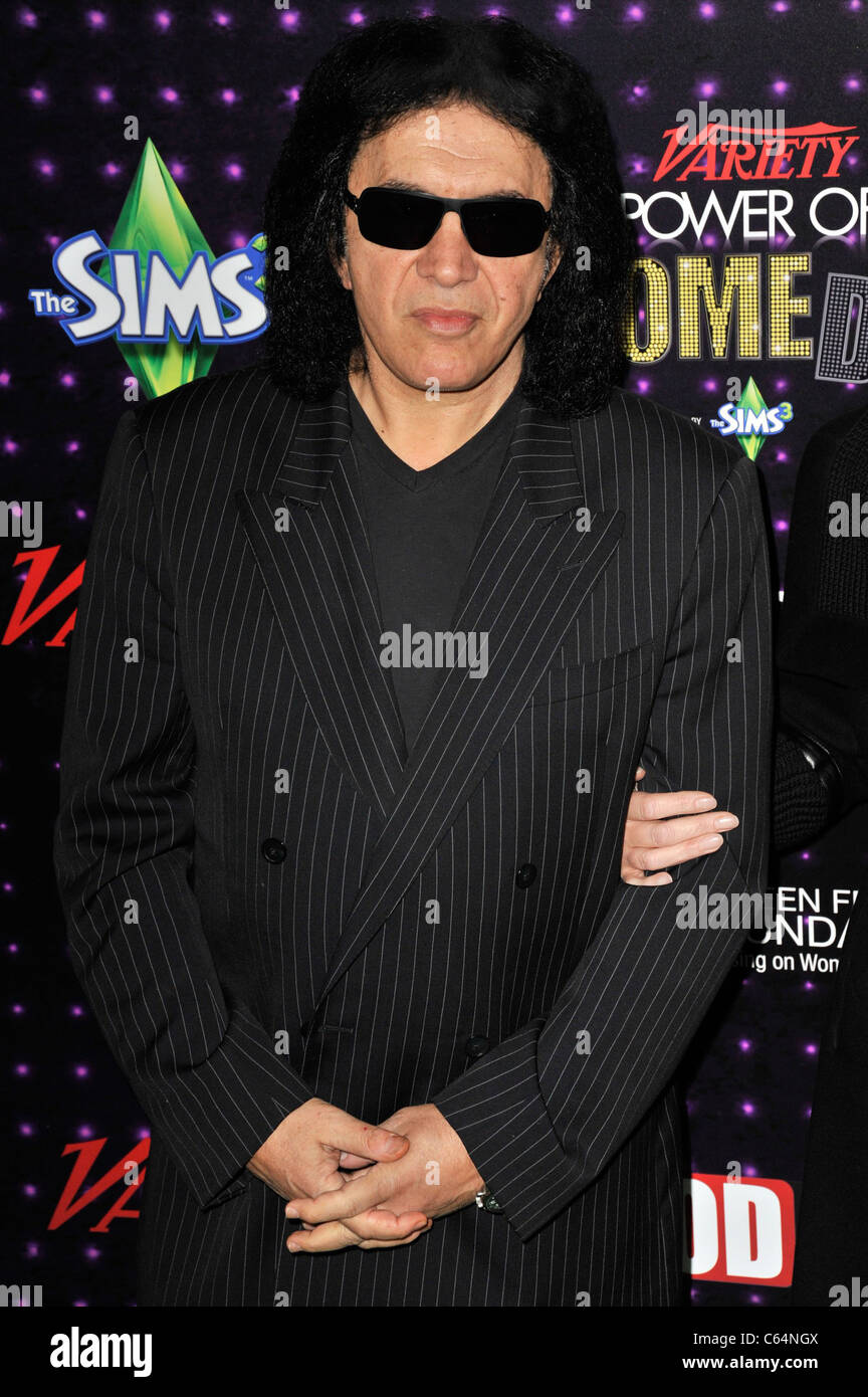 Gene Simmons in attendance for Variety's 1st Annual Power of Comedy Event, Club Nokia, Los Angeles, CA December 4, 2010. Photo By: Robert Kenney/Everett Collection Stock Photo