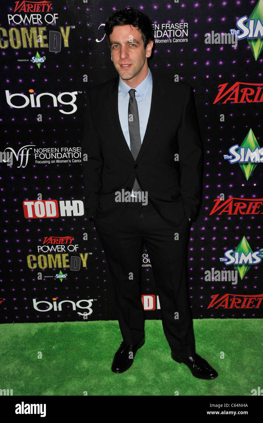B J Novak in attendance for Variety's 1st Annual Power of Comedy Event
