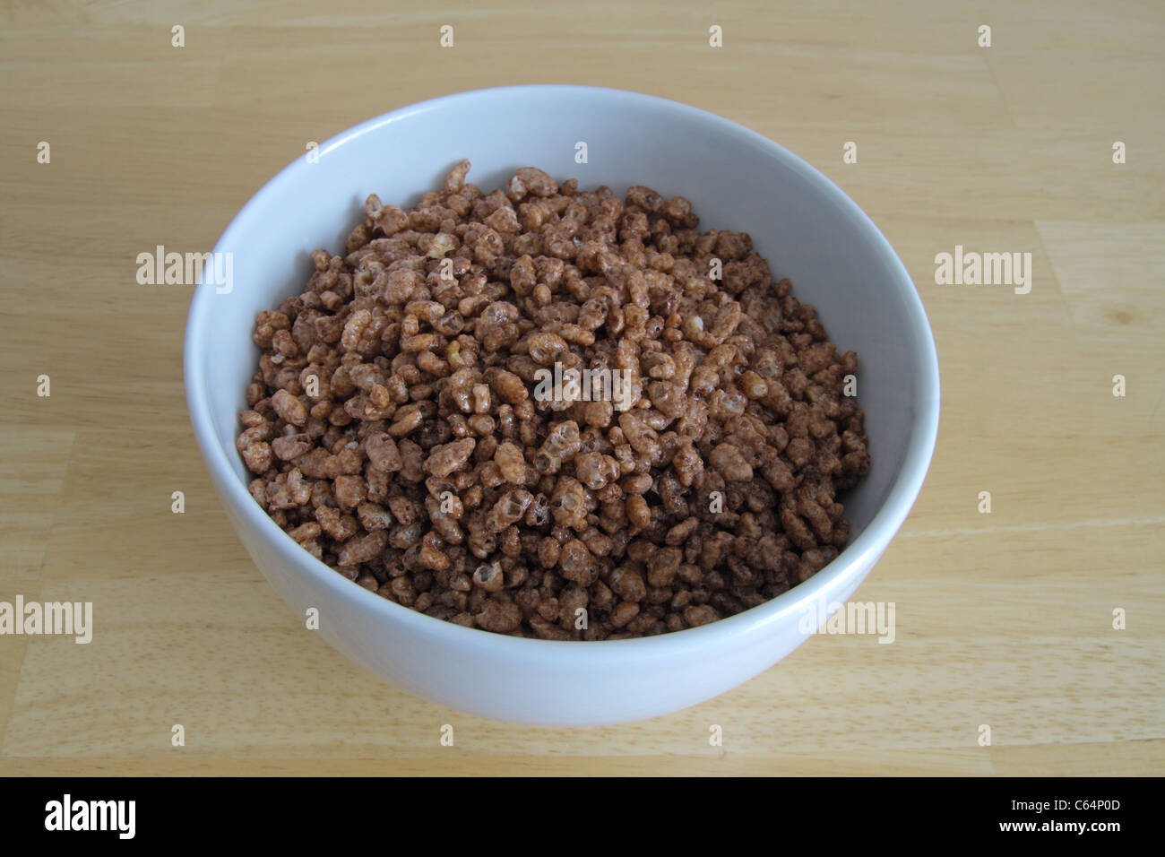 Close Up of a Bowl of Coco Pops Breakfast Cereal Stock Photo - Alamy