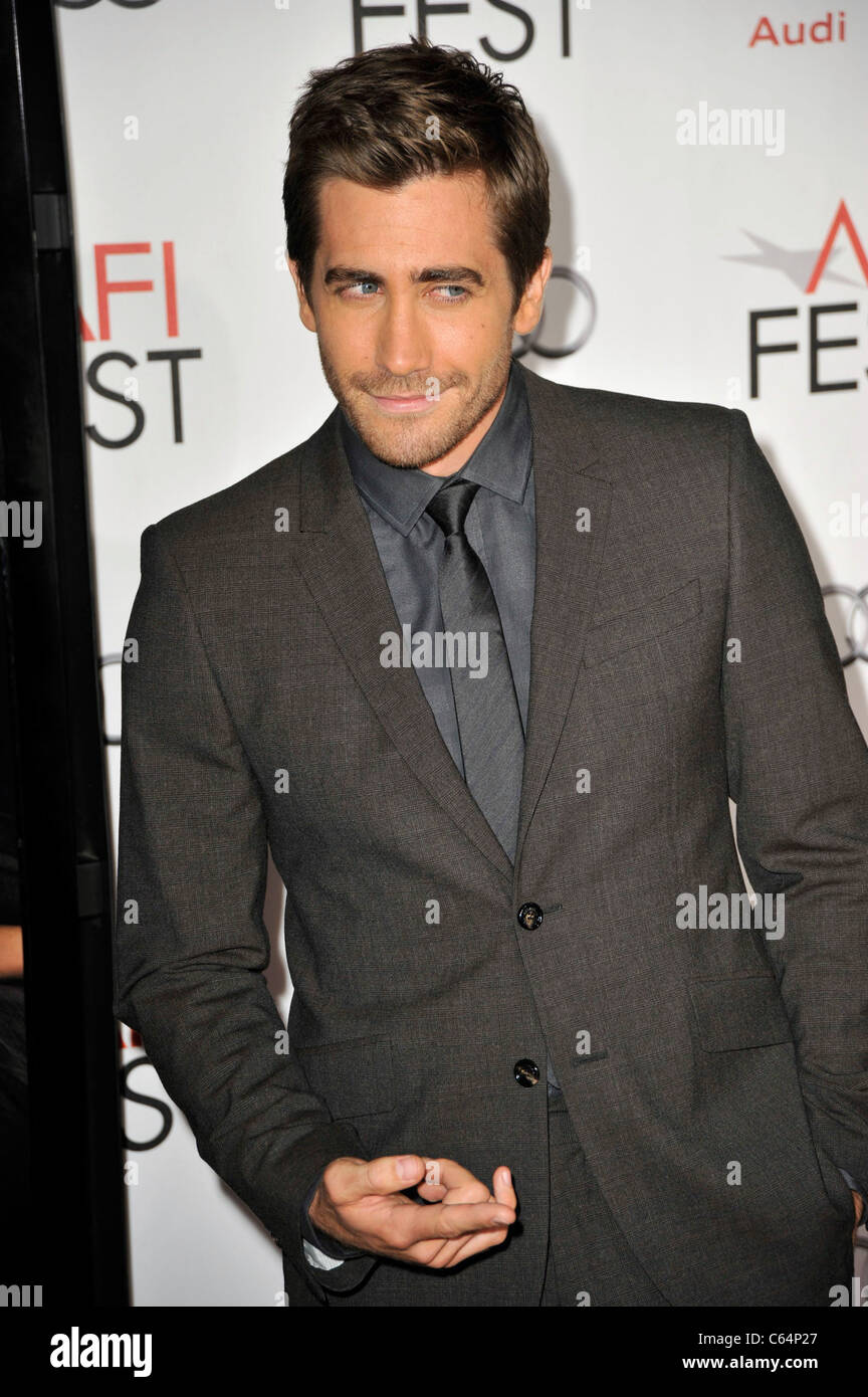 Jake Gyllenhaal at arrivals for AFI FEST 2010 Opening Night Gala Screening of LOVE & OTHER DRUGS, Grauman's Chinese Theatre, Los Angeles, CA November 4, 2010. Photo By: Robert Kenney/Everett Collection Stock Photo