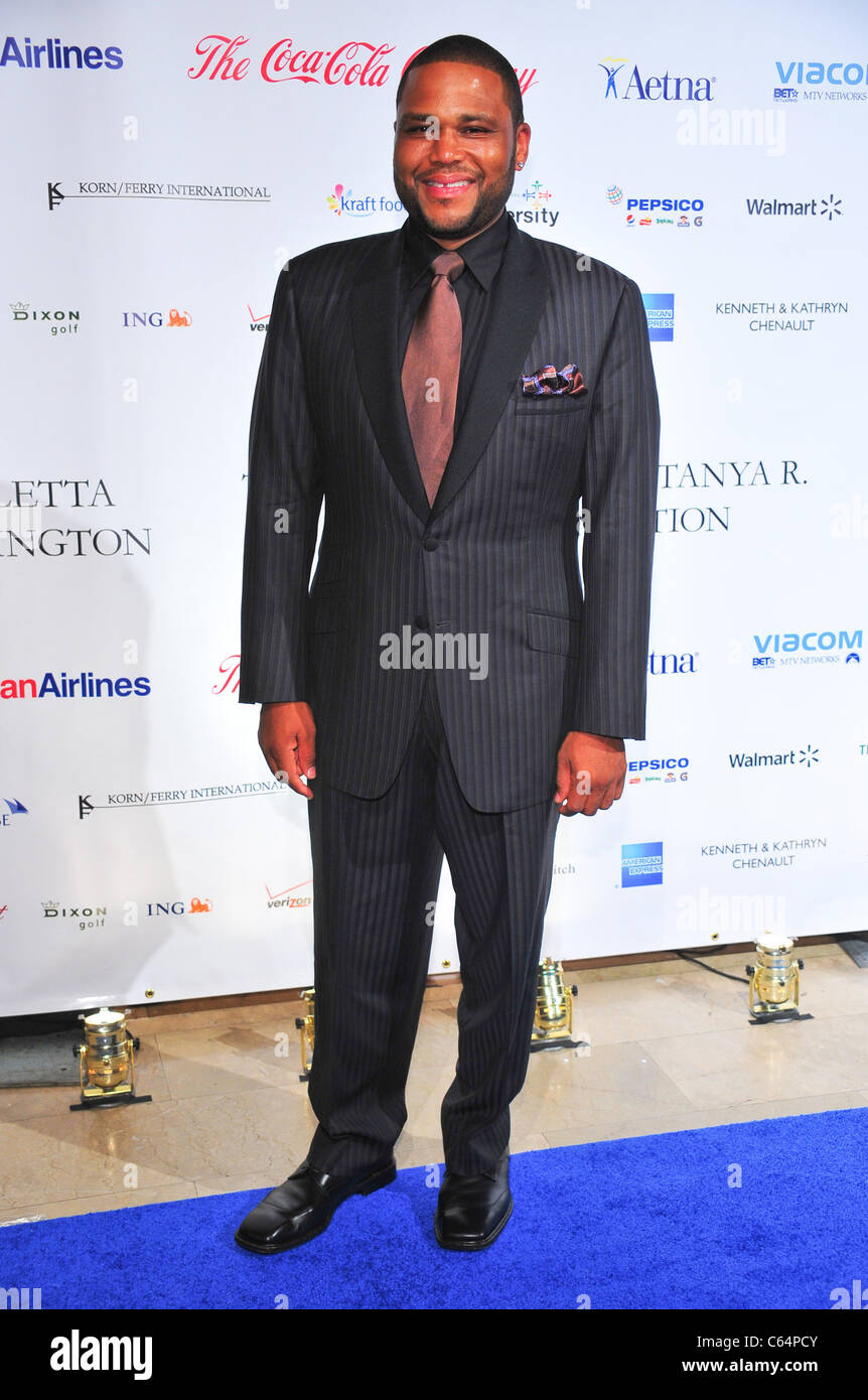 Anthony Anderson at arrivals for BLUE Gala Benefit for Spelman College, The Plaza Hotel, New York, NY October 4, 2010. Photo By: Gregorio T. Binuya/Everett Collection Stock Photo