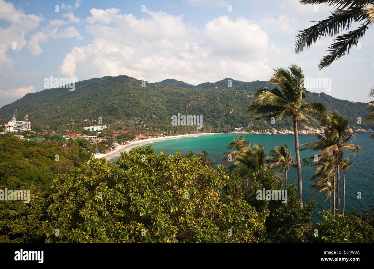 Hat Rin Nok Beach, Ko Pha-Ngan, Thailand, home of the famous Full Moon Party Stock Photo