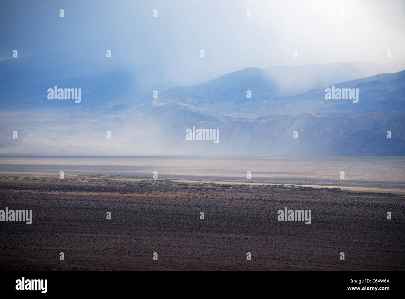 Storm in Death Valley National Park, California, USA Stock Photo