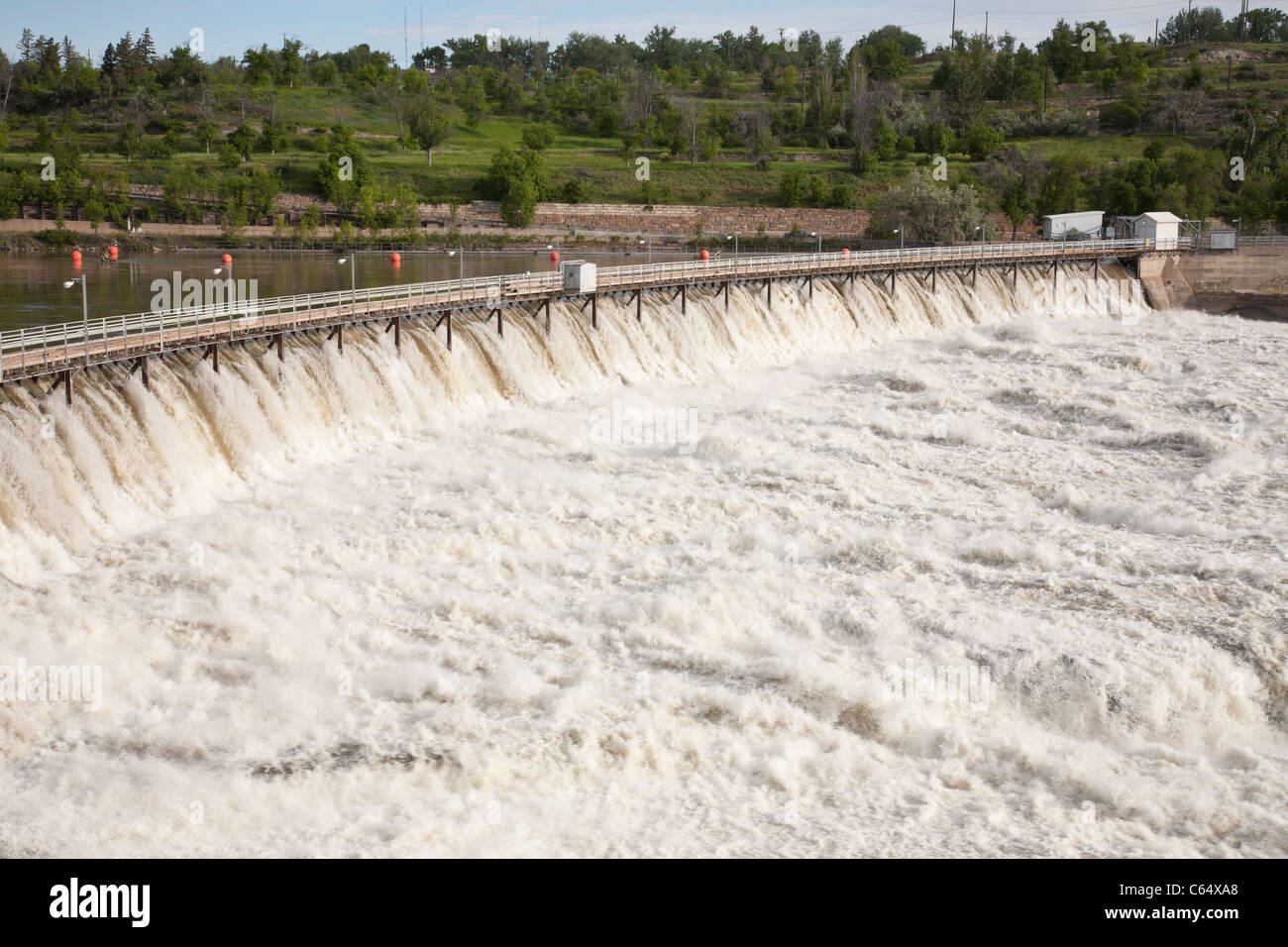 Black Eagle Falls Dam, Missouri River, Great Falls, MT Stock Photo Alamy
