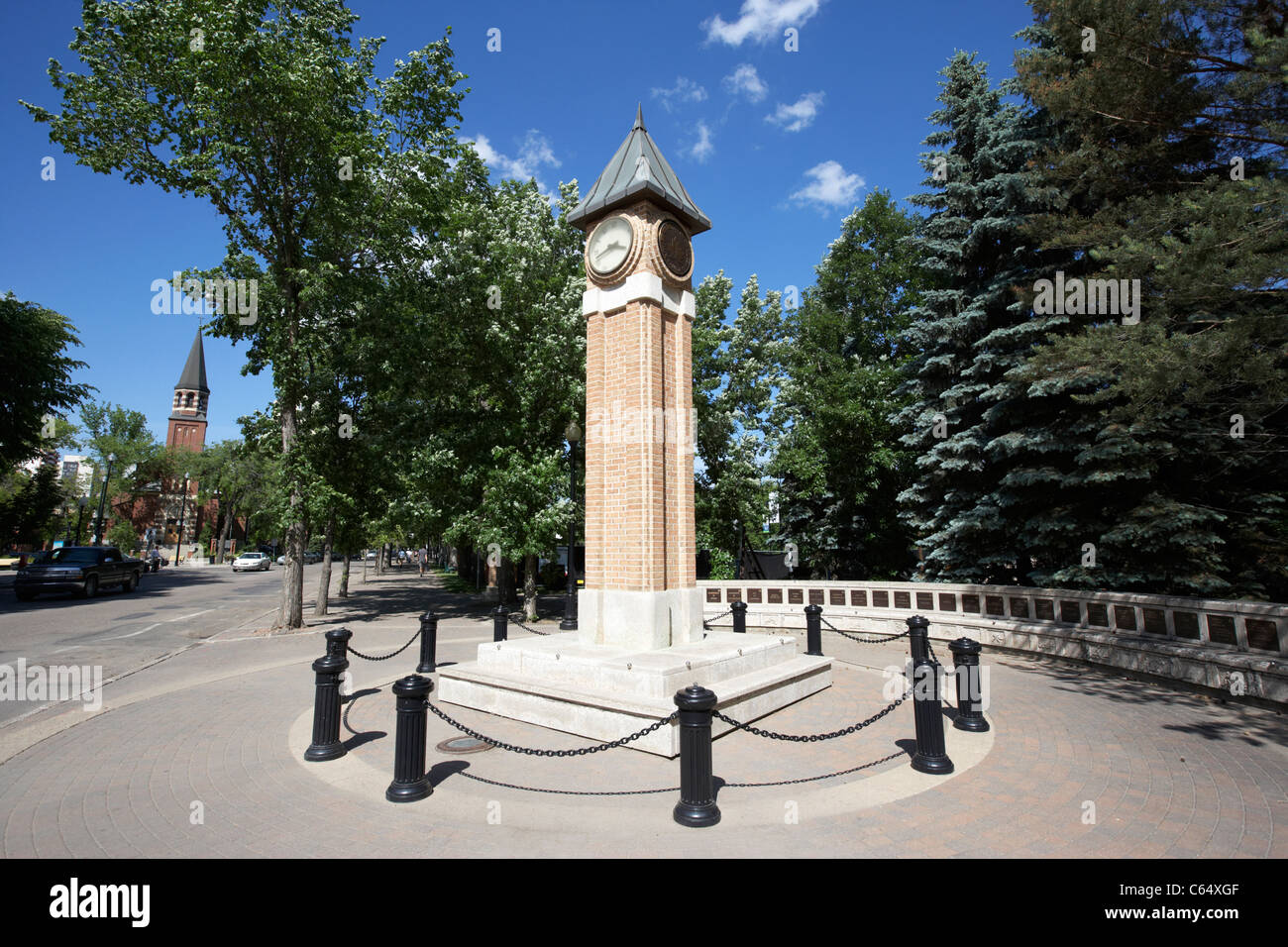 canada games clock tower Saskatoon Saskatchewan Canada Stock Photo - Alamy