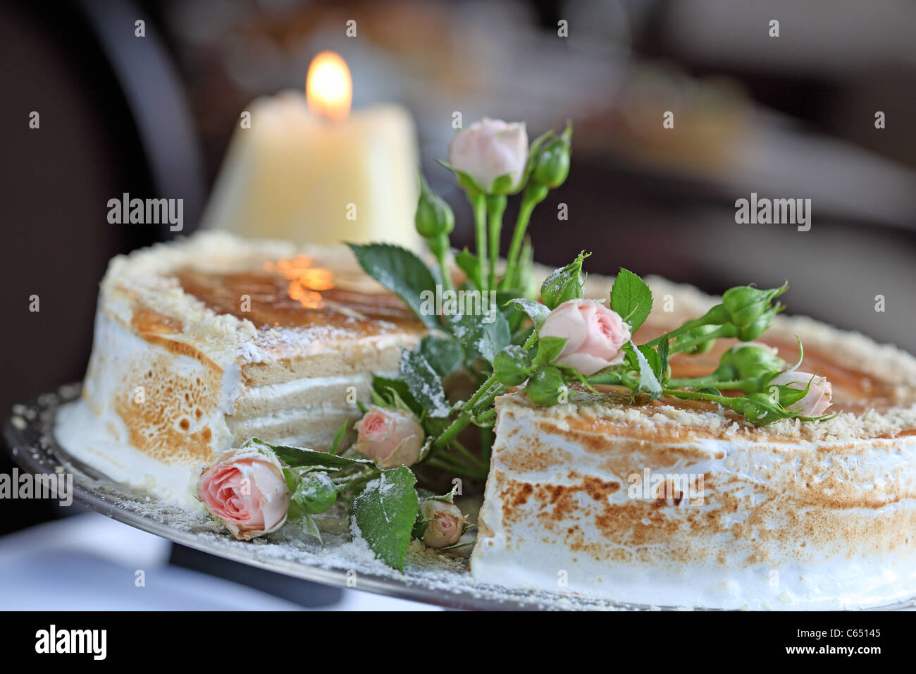 Russian honey cake Stock Photo