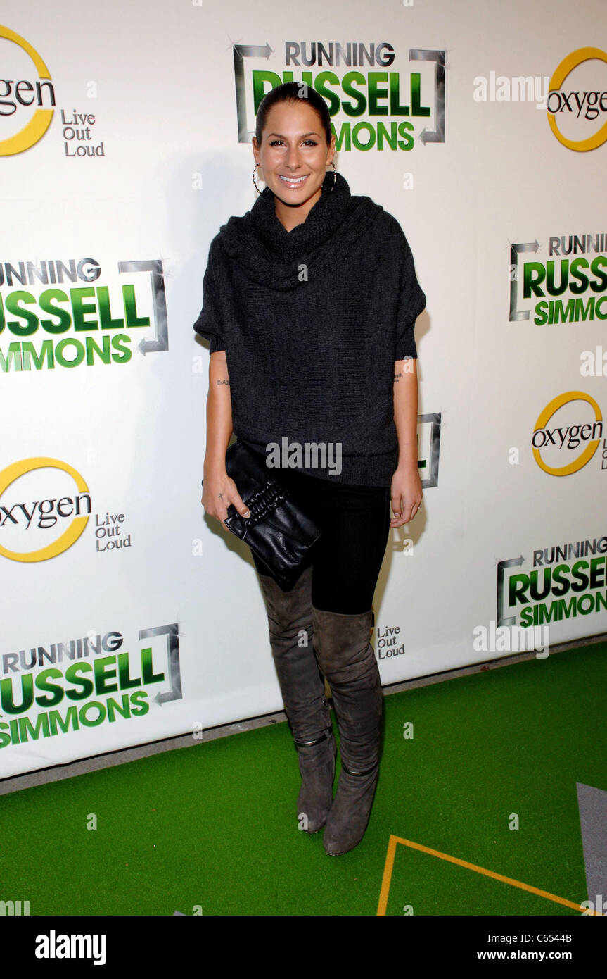 Ashley Dupre at arrivals for Running Russell Simmons Series Premiere Hosted by Oxygen, LAVO, New York, NY October 19, 2010. Photo By: William D. Bird/Everett Collection Stock Photo