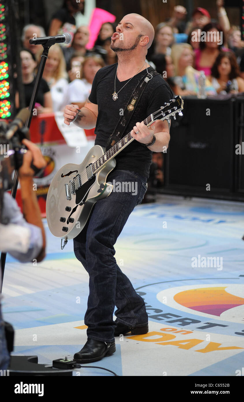 Chris Daughtry on stage for NBC Today Show Concert with Daughtry