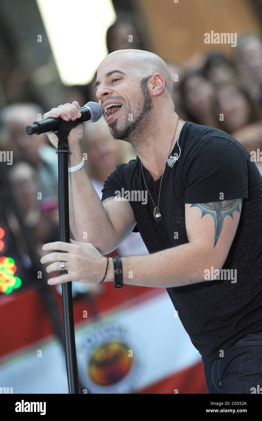 Chris Daughtry on stage for NBC Today Show Concert with Daughtry