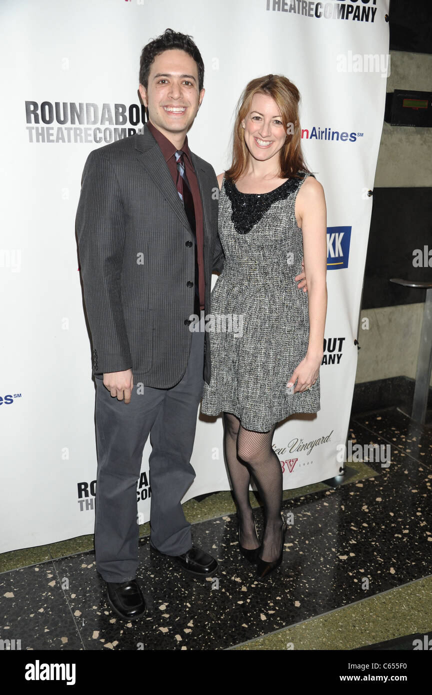 Adam Gwon, Kate Wetherhead at arrivals for Roundabout Theatre Company's 2011 Spring Gala Honoring Alec Baldwin, Roseland Ballroom, New York, NY March 14, 2011. Photo By: Rob Rich/Everett Collection Stock Photo