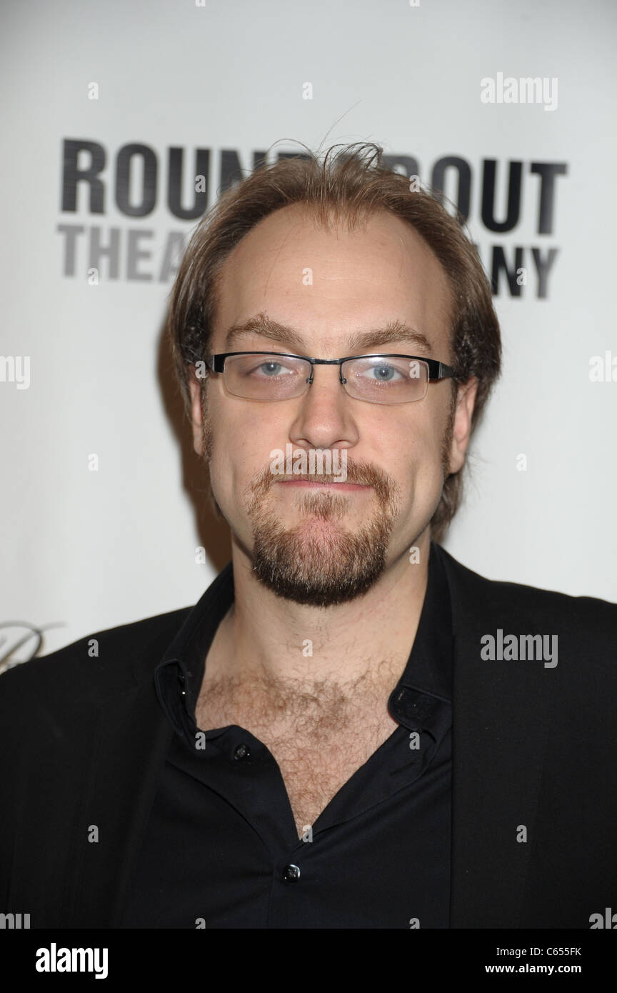 Alexander Gemignani at arrivals for Roundabout Theatre Company's 2011 Spring Gala Honoring Alec Baldwin, Roseland Ballroom, New Stock Photo