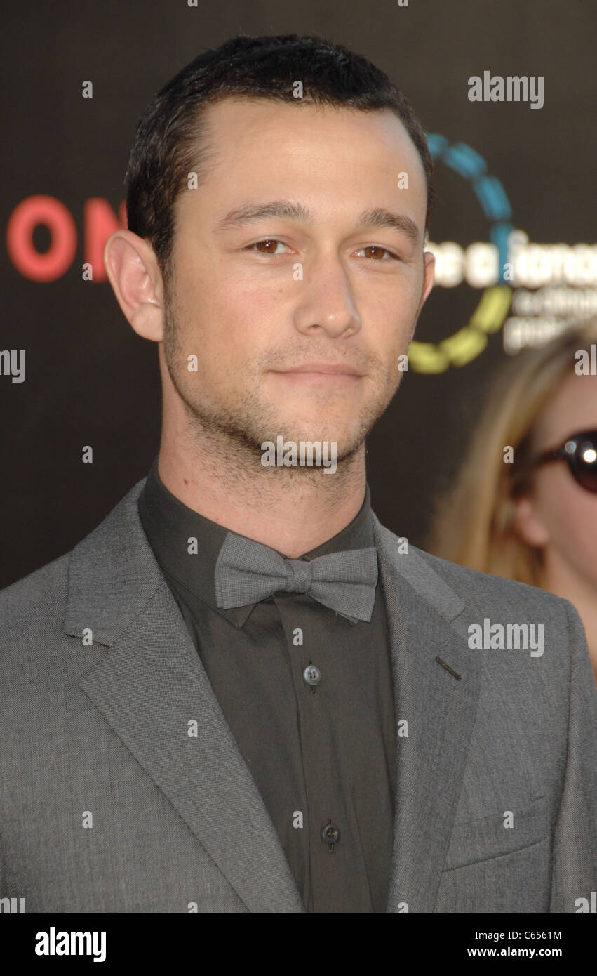 Joseph gordon levitt inception premiere hires stock photography and