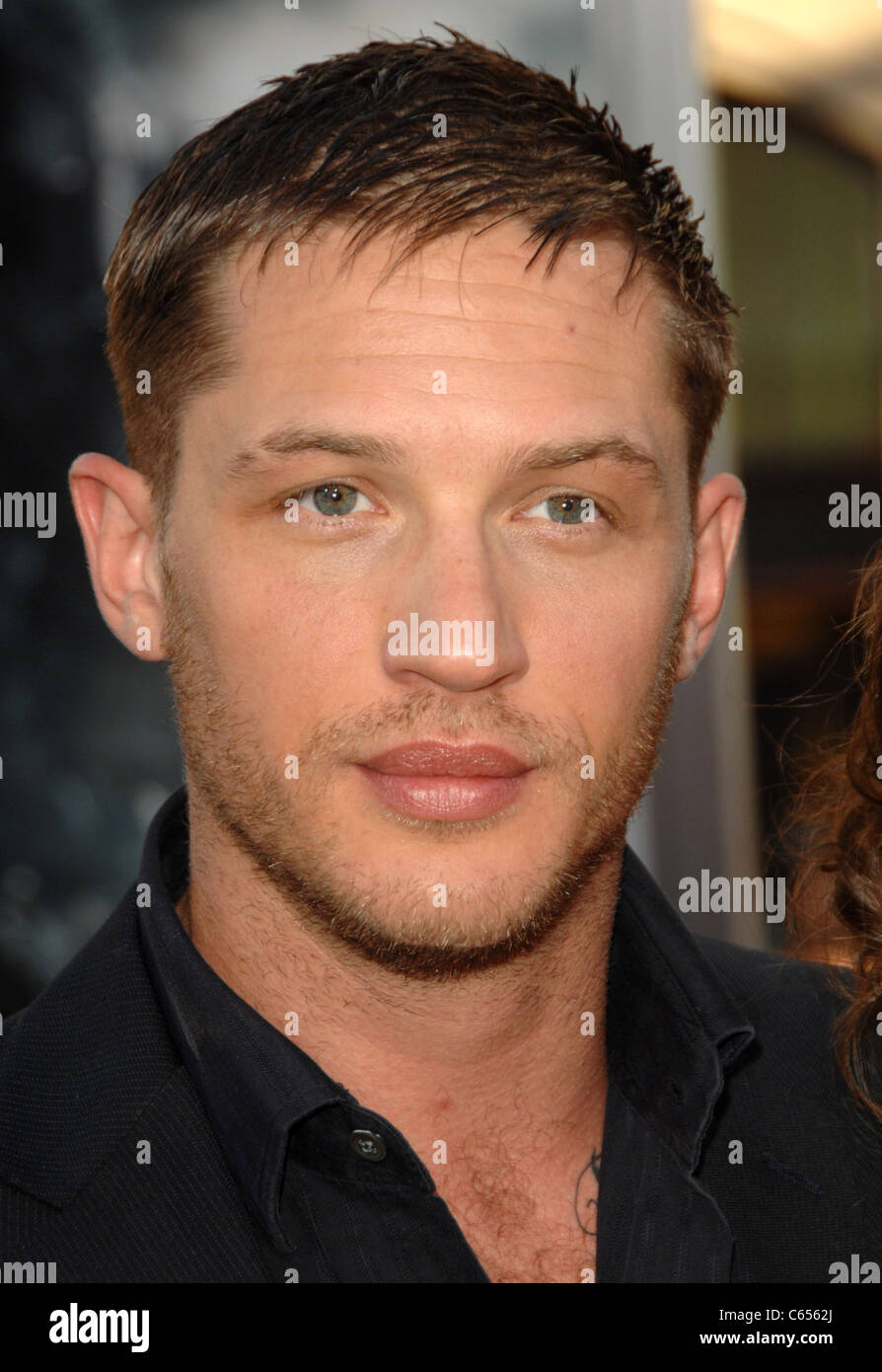 Tom Hardy at arrivals for INCEPTION Premiere, Grauman's Chinese Theatre, Los Angeles, CA July 13, 2010. Photo By: Dee Cercone/Everett Collection Stock Photo