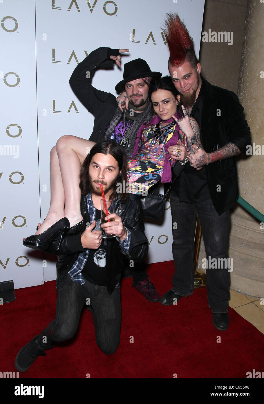 Bam Margera, Bianca Garozzo, guests in attendance for JACKASS 3D and 10 ...