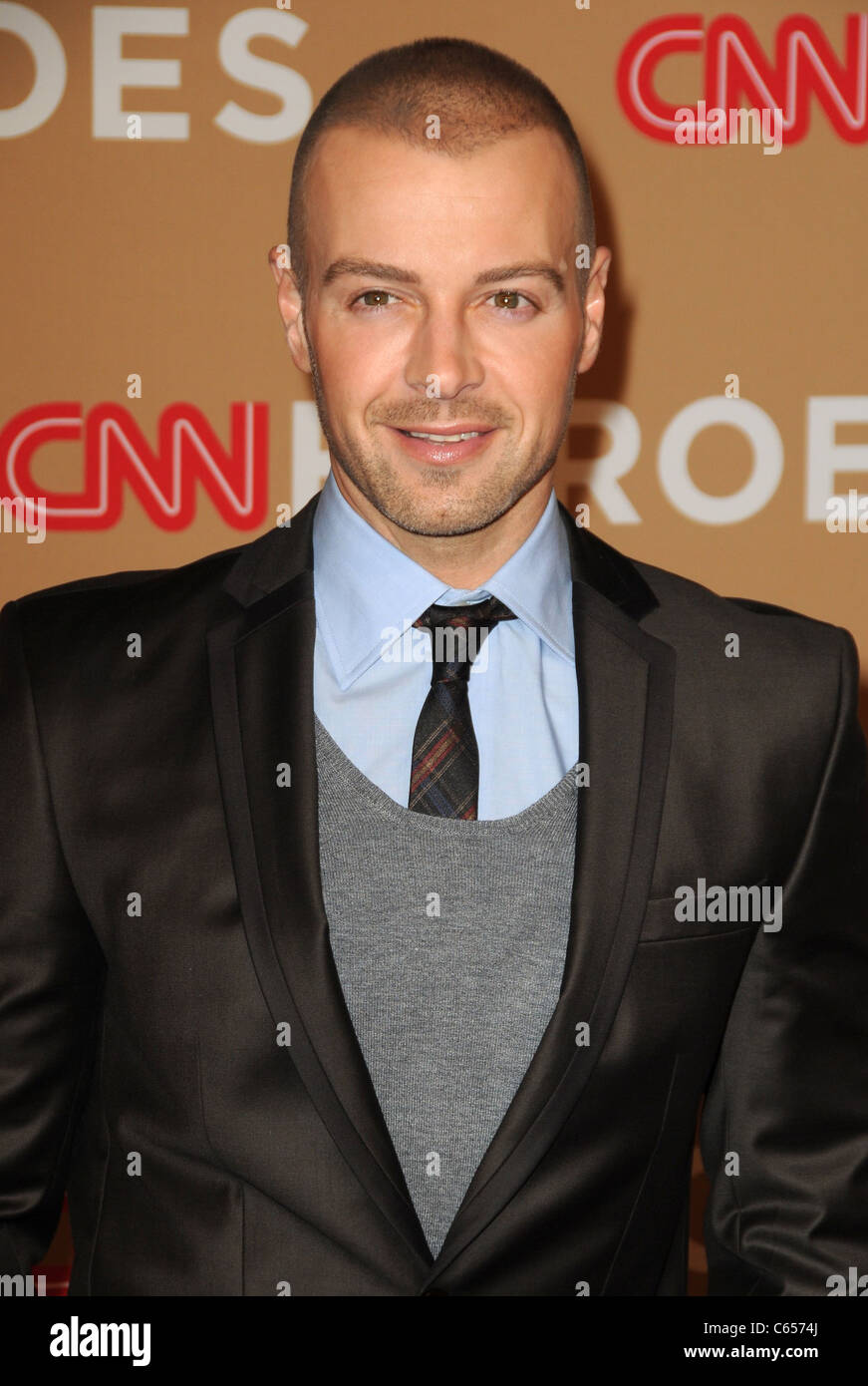 Joey Lawrence at arrivals for CNN HEROES: An All-Star Tribute, Shrine Auditorium, Los Angeles, CA November 20, 2010. Photo By: Dee Cercone/Everett Collection Stock Photo