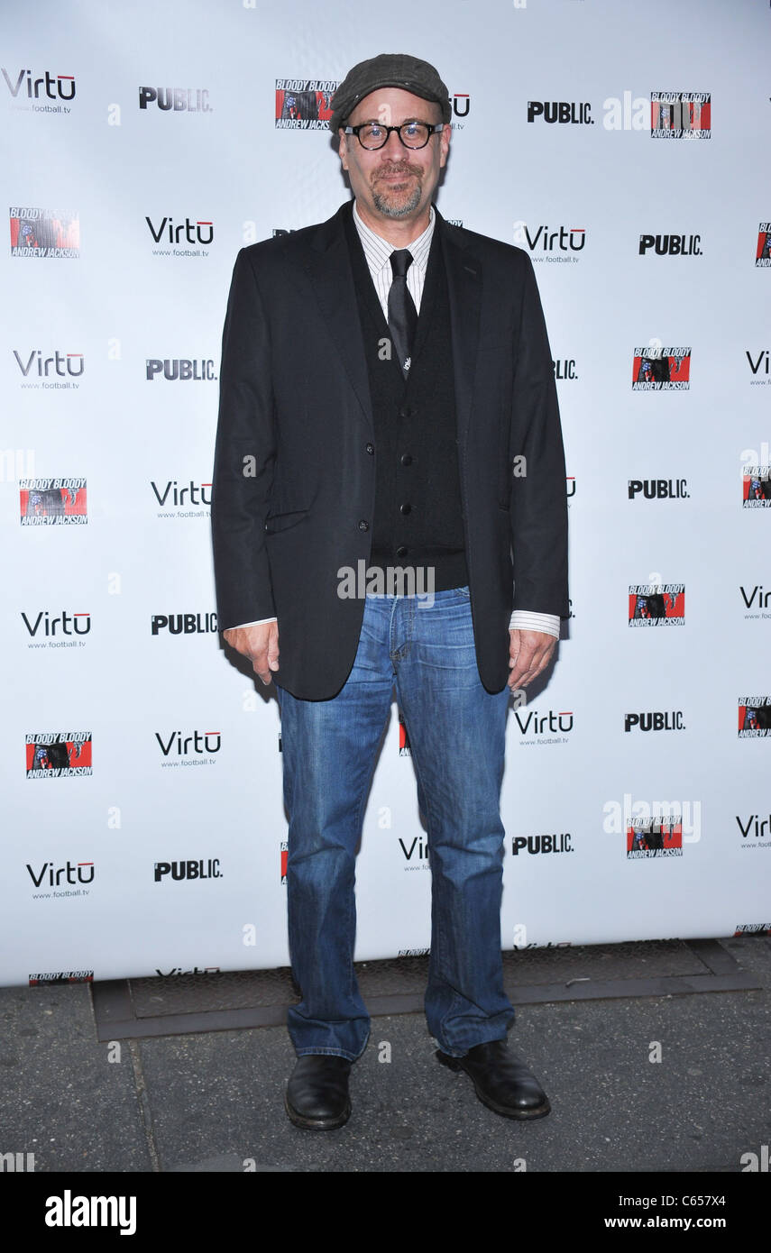 Terry Kinney in attendance for BLOODY BLOODY ANDREW JACKSON Opening Night on Broadway, The Bernard B. Jacobs Theatre, New York, Stock Photo