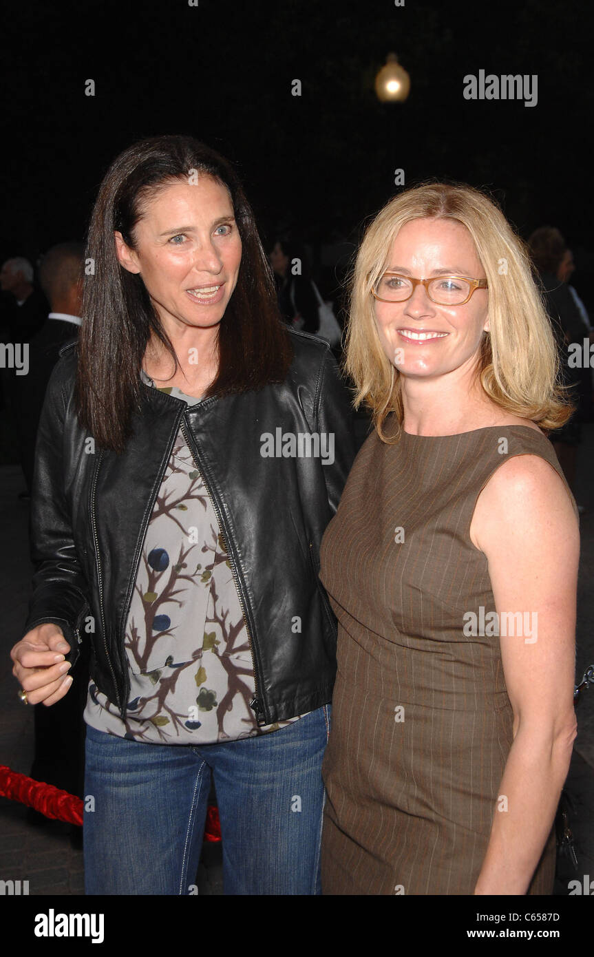 Mimi Rogers, Elisabeth Shue at arrivals for WAITING FOR SUPERMAN Premiere, Paramount Theater, Los Angeles, CA September 20, 2010. Photo By: Michael Germana/Everett Collection Stock Photo