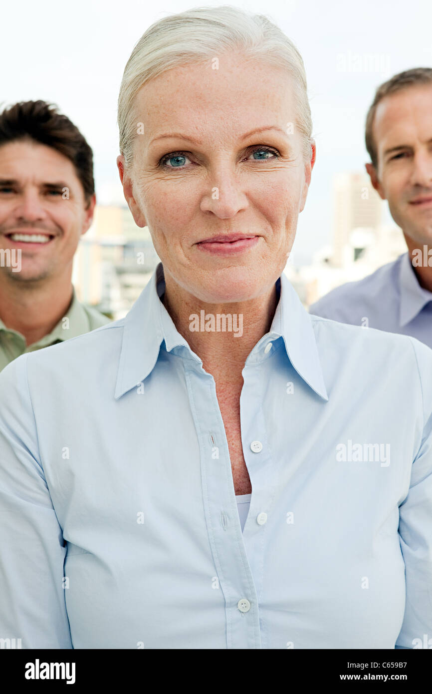 Three businesspeople hi-res stock photography and images - Alamy