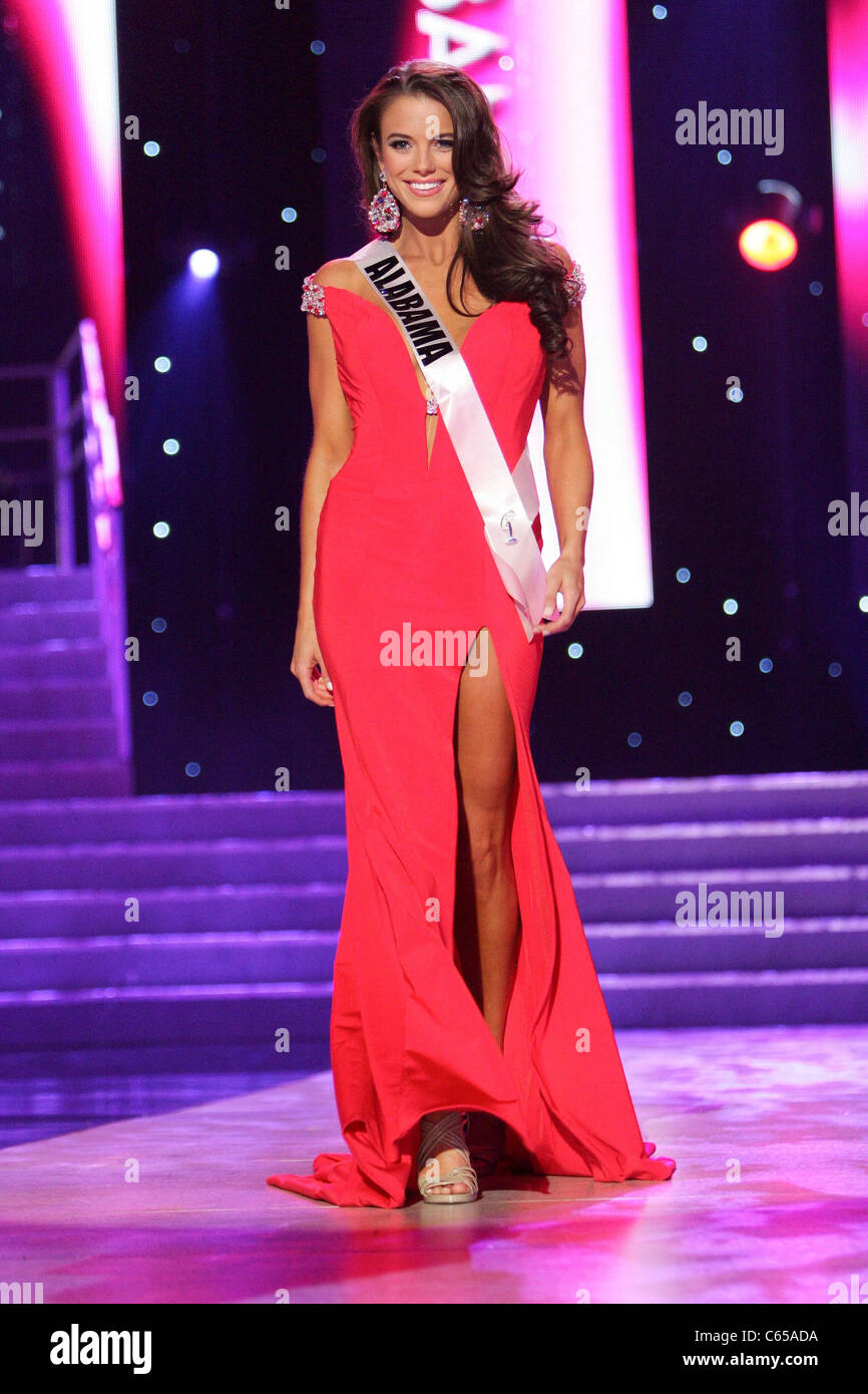 Miss Alabama USA, Madeline Mitchell in attendance for 2011 Miss USA