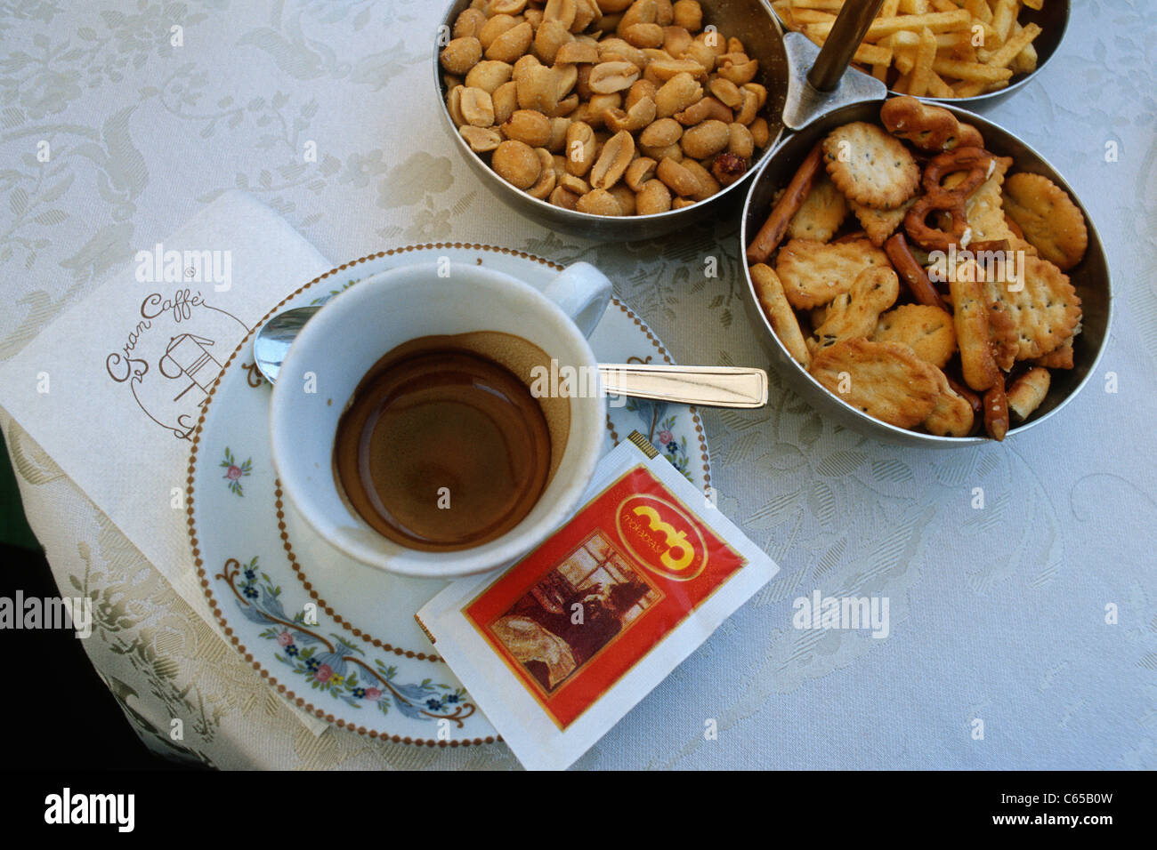 Espresso Coffee, Naples, Italy Stock Photo Alamy