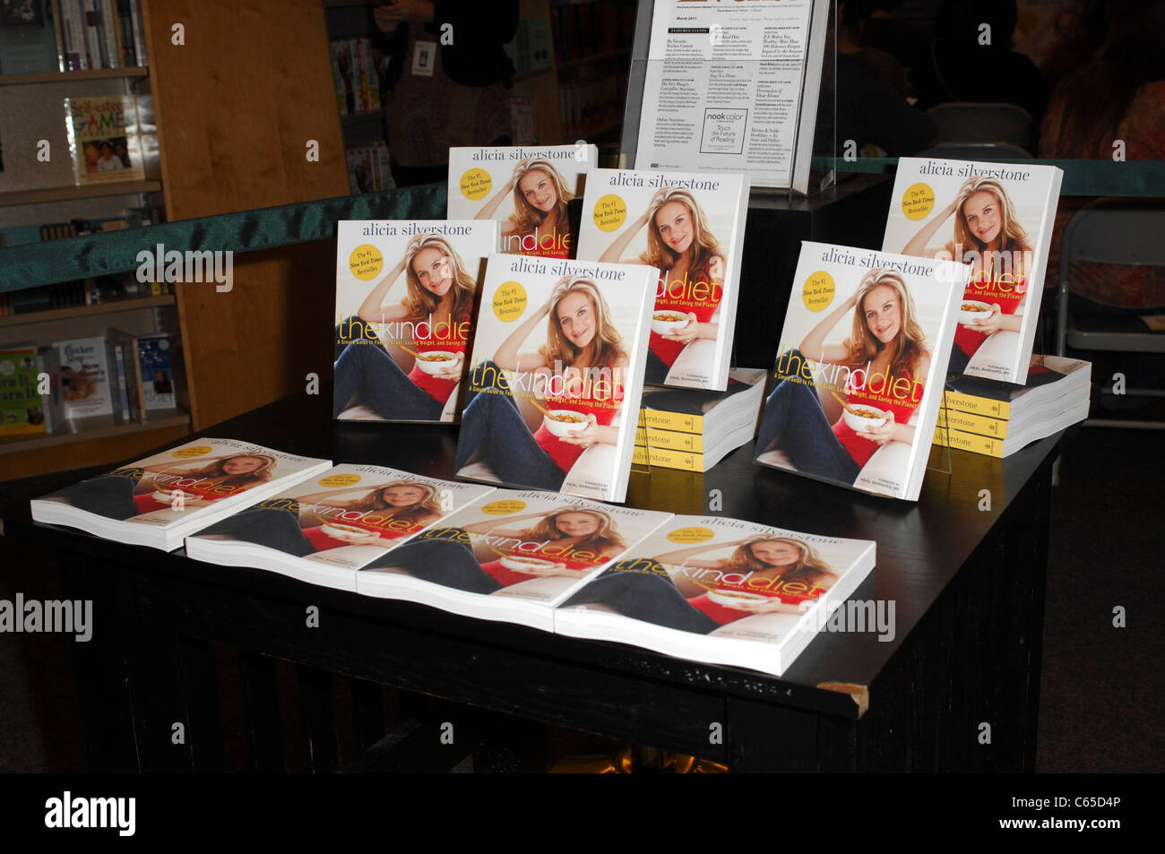 Alicia Silverstone at a public appearance for Alicia Silverstone at Booksigning for THE KIND DIET, Barnes & Noble, Los Angeles, CA March 15, 2011. Photo By: Elizabeth Goodenough/Everett Collection Stock Photo