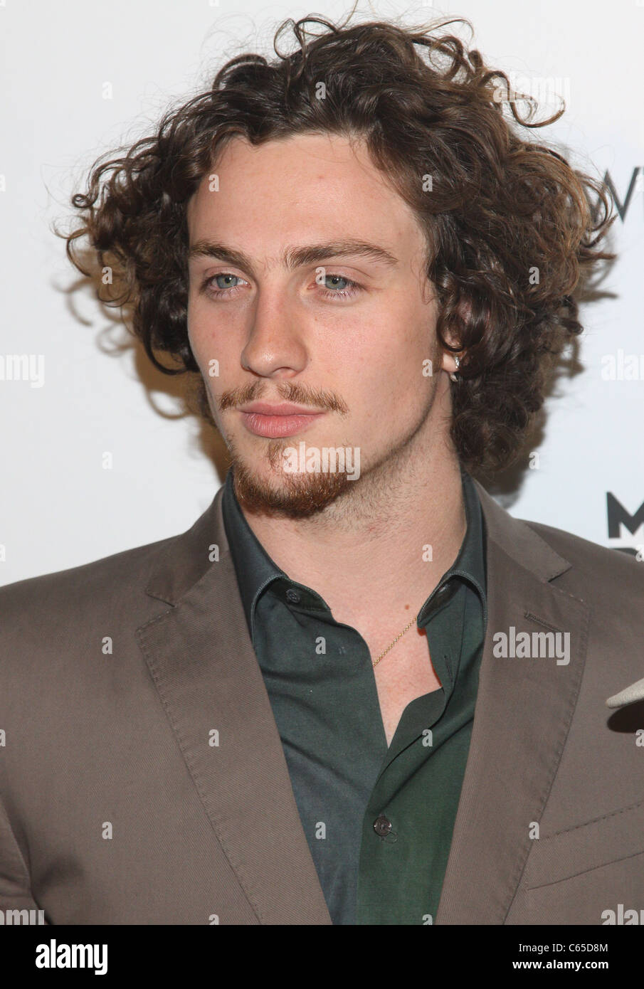 Aaron Johnson at arrivals for NOWHERE BOY Premiere, BMCC Tribeca Performing Arts Center, New York, NY September 21, 2010. Photo Stock Photo