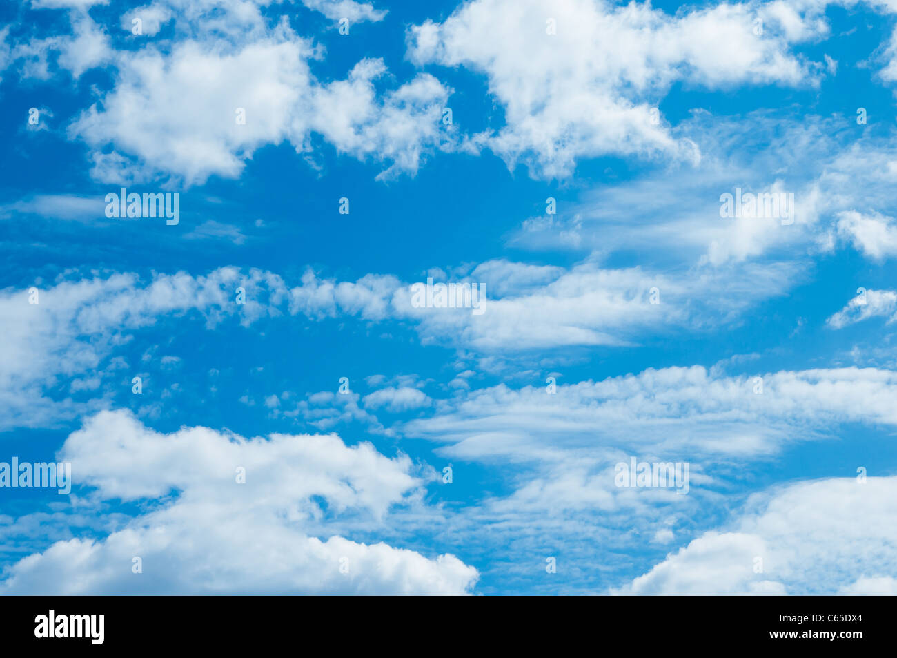 background abstract: blue sky and clouds Stock Photo - Alamy