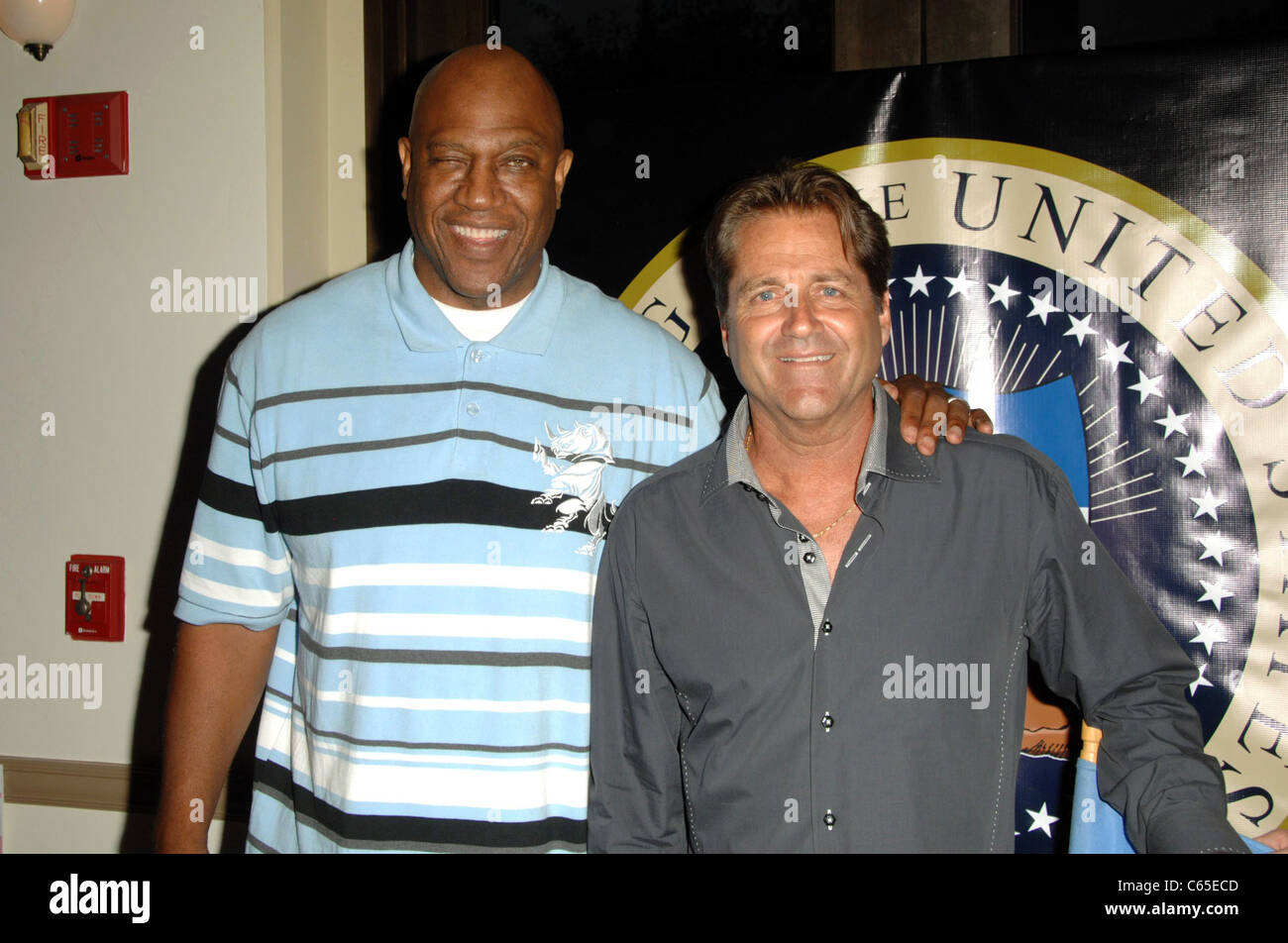 Tiny Lister, Jimmy Van Patten at arrivals for FIRST DOG Screening, Paramount Theatre, Los Angeles, CA June 22, 2010. Photo By: Dee Cercone/Everett Collection Stock Photo
