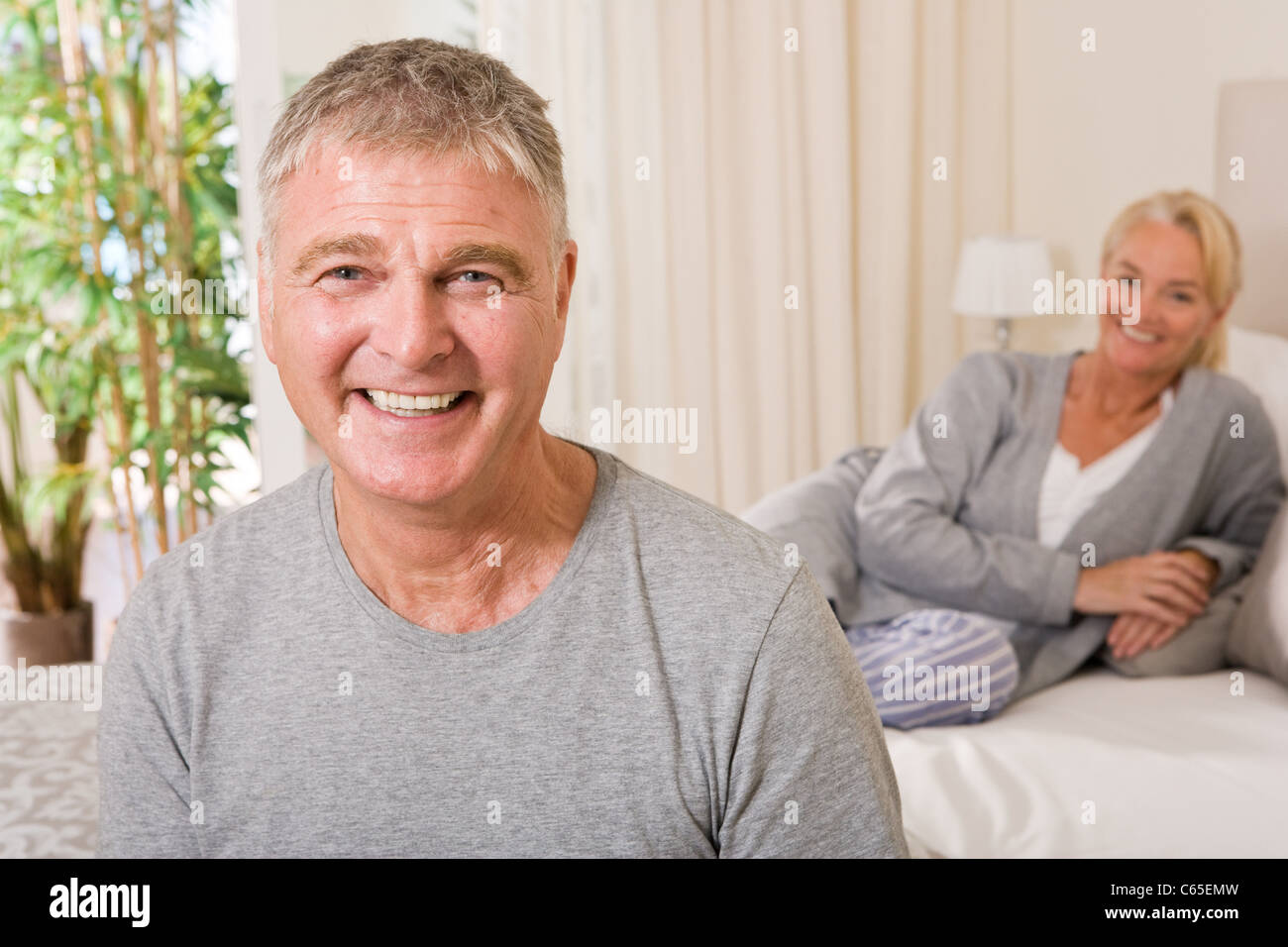 Old Man In Bed High Resolution Stock Photography and Images - Alamy