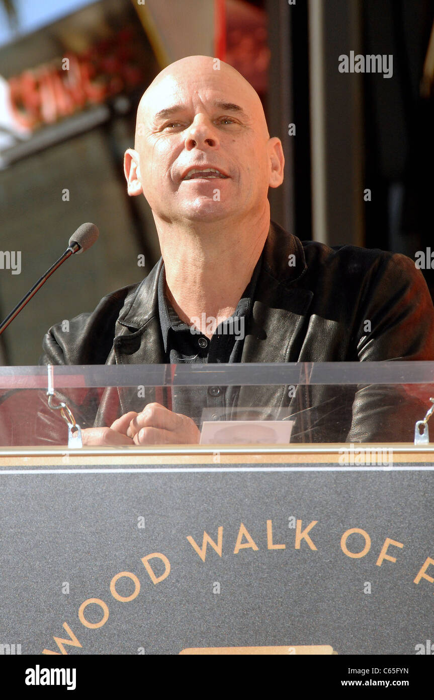 Guy Laliberte at the induction ceremony for Star on the Hollywood Walk