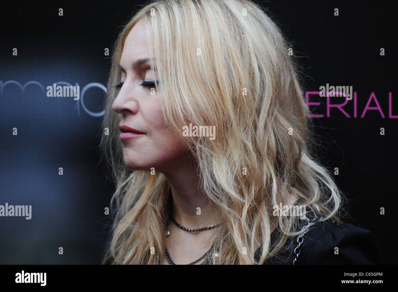 Madonna at in-store appearance for The Material Girl Collection Launch, Macy's Herald Square Department Store, New York, NY September 22, 2010. Photo By: Rob Rich/Everett Collection Stock Photo