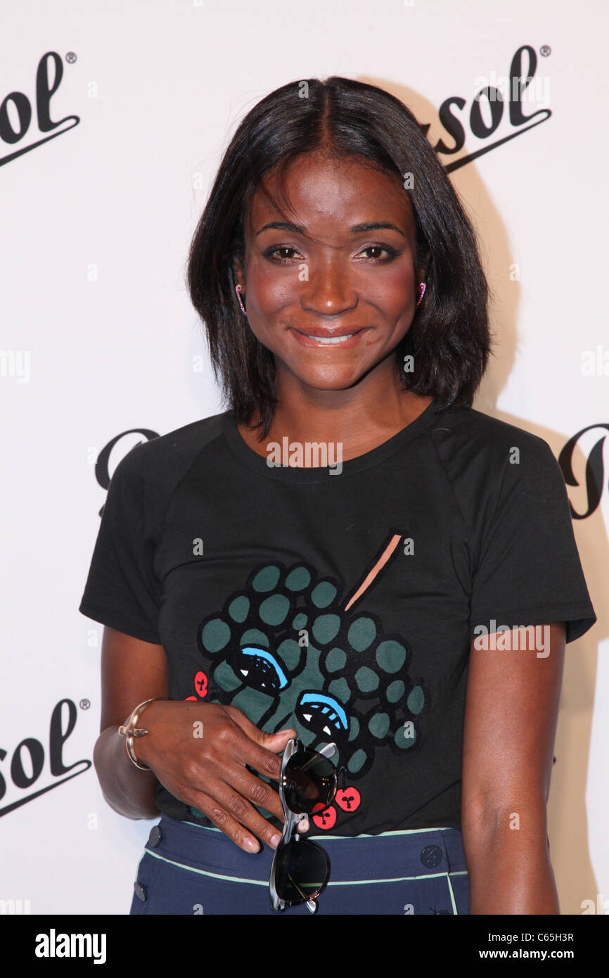 Genevieve Jones in attendance for Persol Magnificent Obsessions Exhibition Debut, Center 548, New York, NY June 16, 2011. Photo Stock Photo