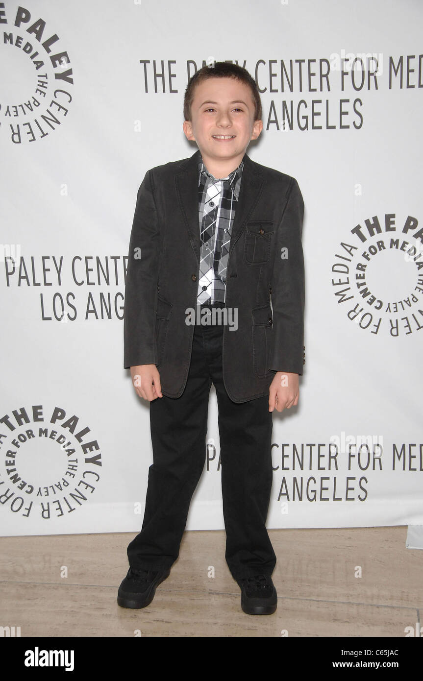 Atticus Shaffer At Arrivals For Paleyfest Fall 2010 Abc Tv Preview C65JAC 