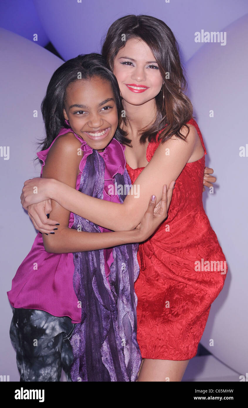 China Anne McClain, Selena Gomez at a public appearance for Disney Kids and Family Upfront 2011, Gotham Hall, New York, NY March 16, 2011. Photo By: Kristin Callahan/Everett Collection Stock Photo